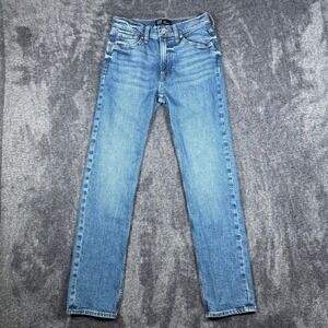 Gap Denim 90s Straight Jeans Womens 2/26R Medium Wash High Rise Blue Denim